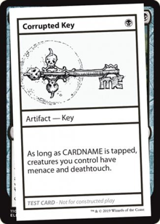 Corrupted Key (2021 Edition) [Mystery Booster Playtest Cards] | Amazing Games TCG