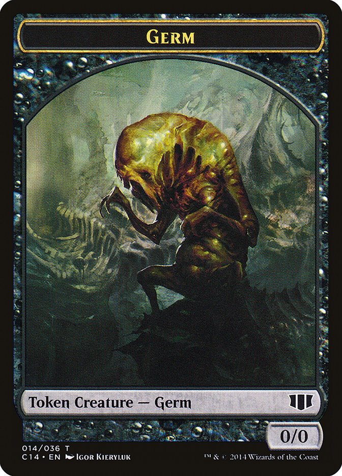 Stoneforged Blade // Germ Double-sided Token [Commander 2014 Tokens] | Amazing Games TCG