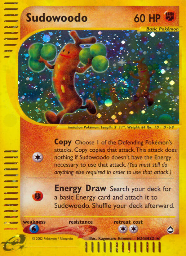 Sudowoodo (H24/H32) [Aquapolis] | Amazing Games TCG