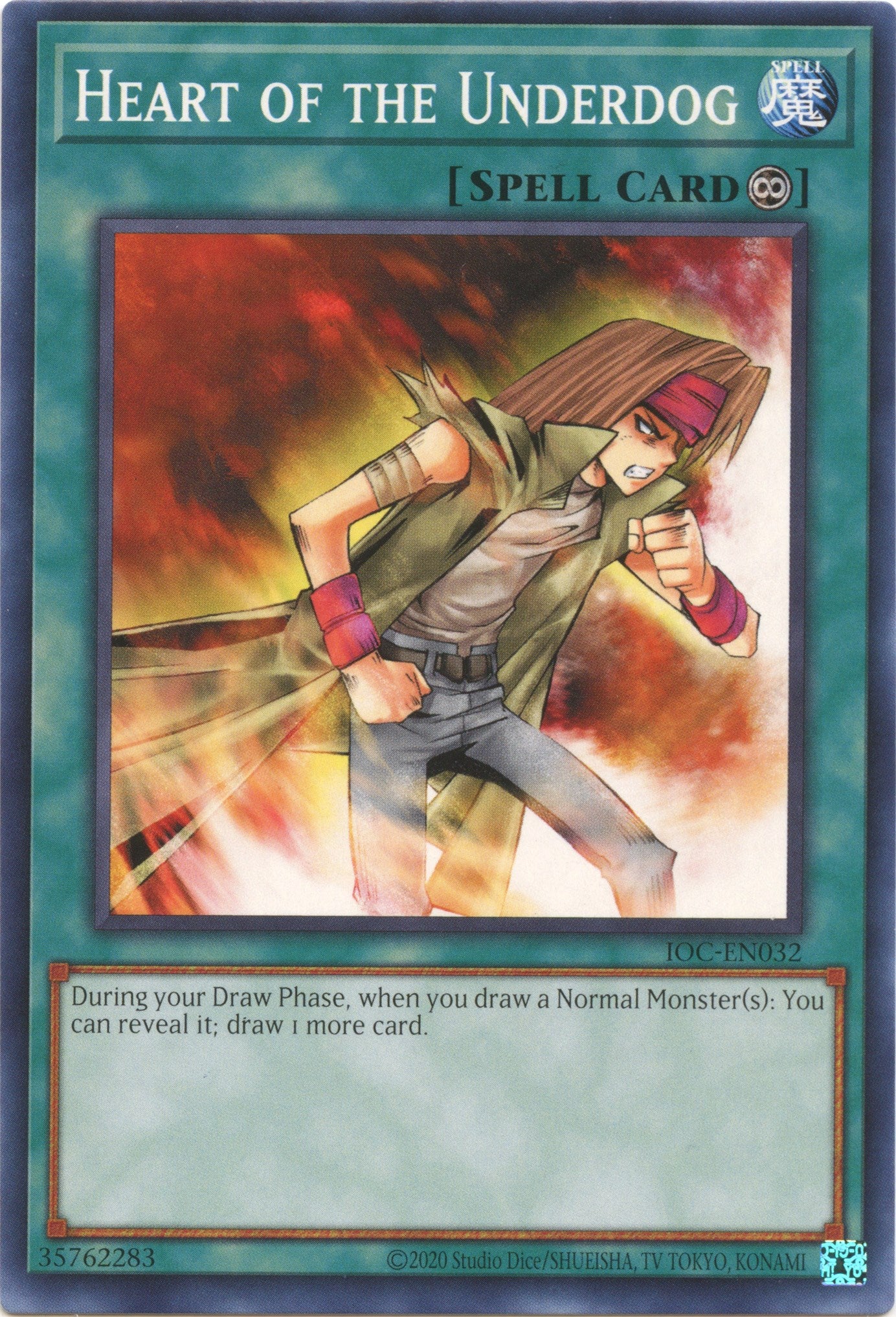 Heart of the Underdog (25th Anniversary) [IOC-EN032] Common | Amazing Games TCG