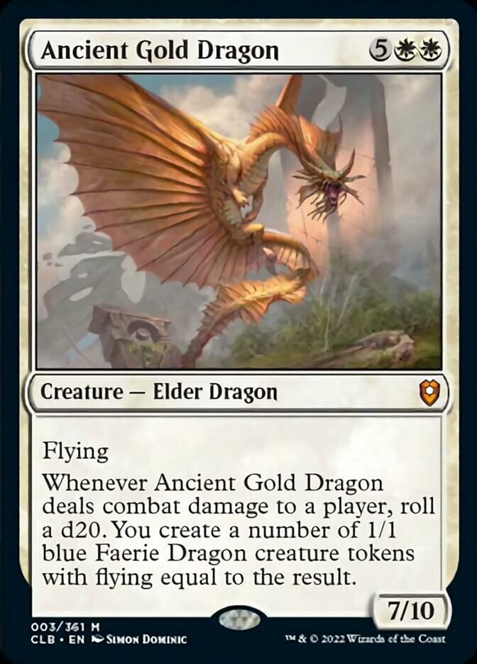 Ancient Gold Dragon [Commander Legends: Battle for Baldur's Gate] | Amazing Games TCG
