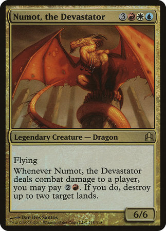 Numot, the Devastator (Oversized) [Commander 2011 Oversized] | Amazing Games TCG