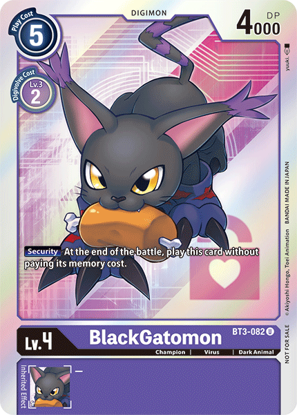 BlackGatomon [BT3-082] (Buy-A-Box Promo) [Release Special Booster Ver.1.5 Promos] | Amazing Games TCG