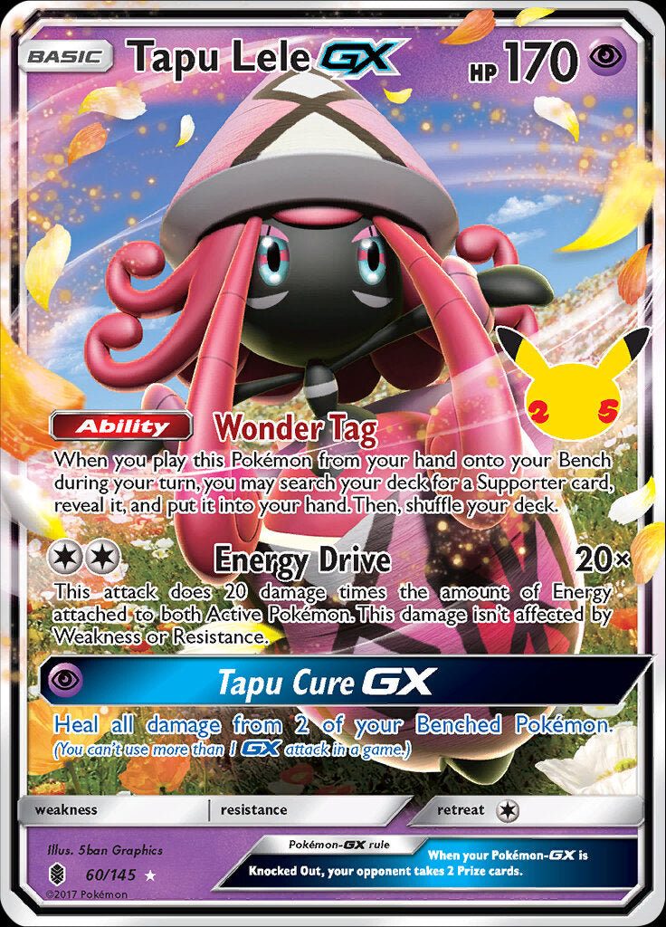 Tapu Lele GX (60/145) [Celebrations: 25th Anniversary - Classic Collection] | Amazing Games TCG