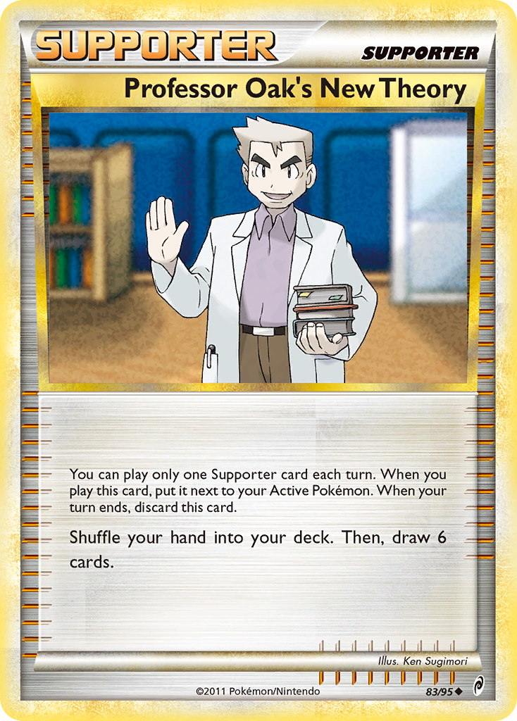 Professor Oak's New Theory (83/95) [HeartGold & SoulSilver: Call of Legends] | Amazing Games TCG