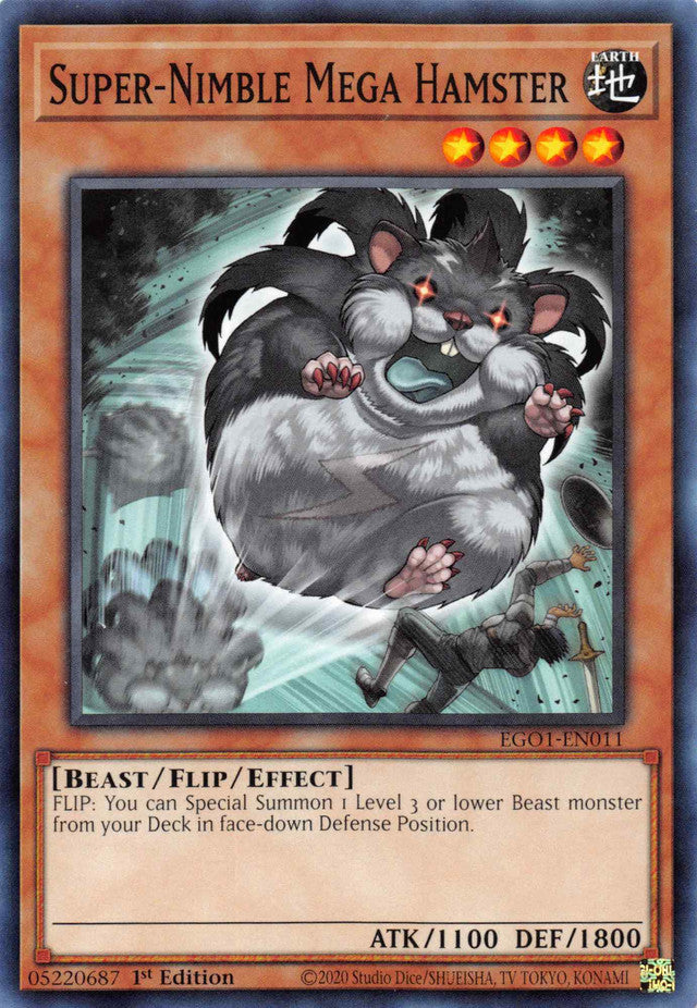 Super-Nimble Mega Hamster [EGO1-EN011] Common | Amazing Games TCG