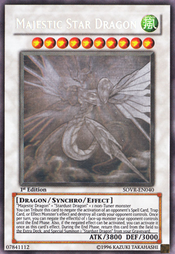 Majestic Star Dragon [SOVR-EN040] Ghost Rare | Amazing Games TCG