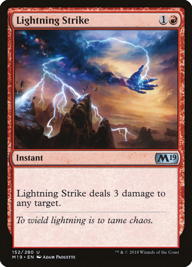 Lightning Strike [Core Set 2019] | Amazing Games TCG