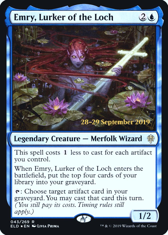 Emry, Lurker of the Loch  [Throne of Eldraine Prerelease Promos] | Amazing Games TCG