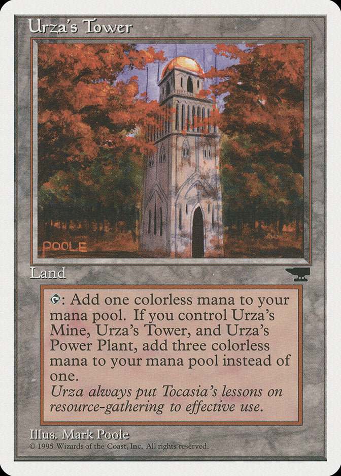 Urza's Tower (Autumn Leaves) [Chronicles] | Amazing Games TCG