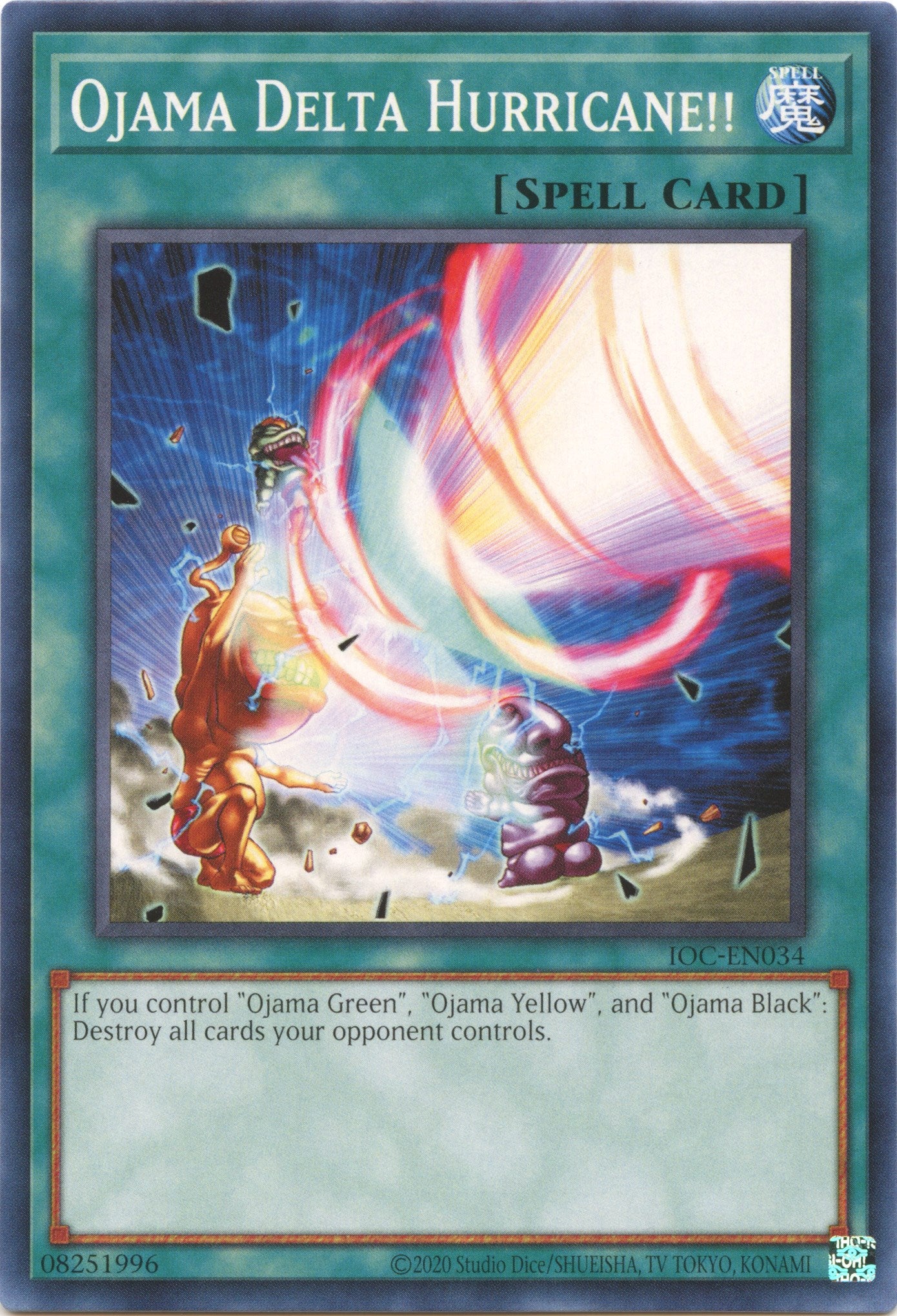 Ojama Delta Hurricane!! (25th Anniversary) [IOC-EN034] Common | Amazing Games TCG