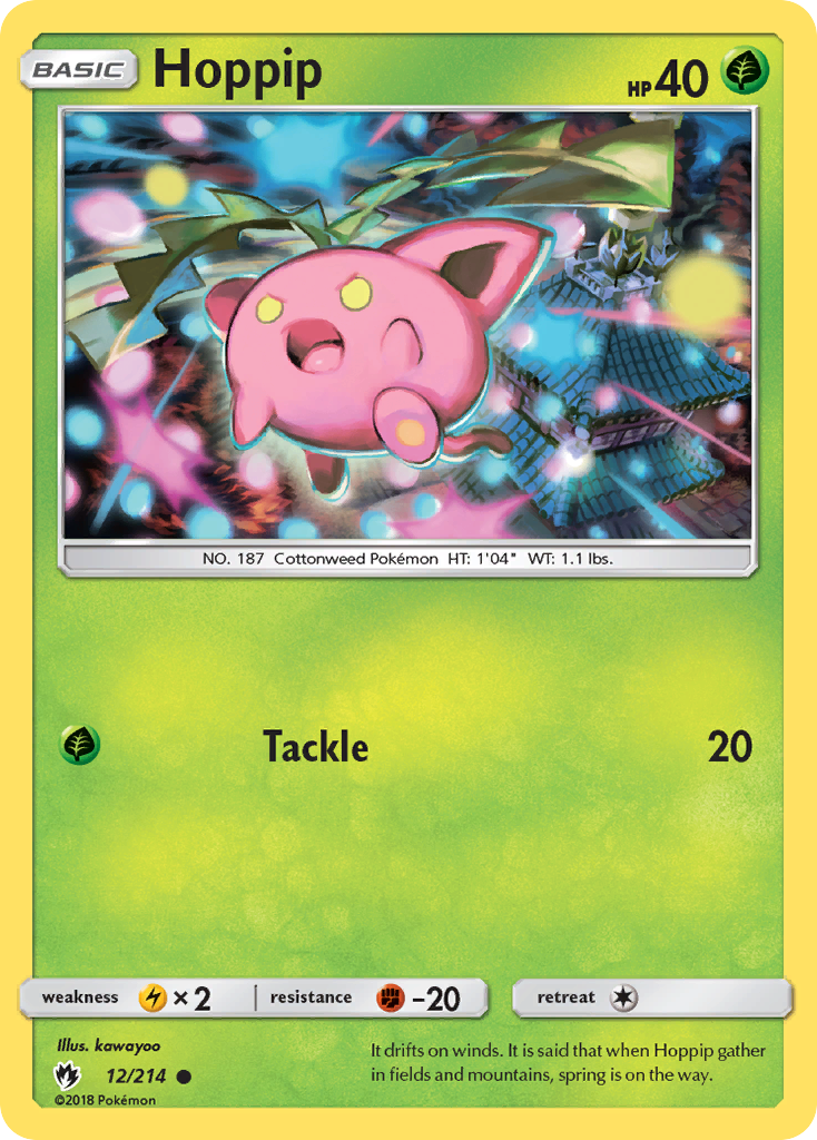 Hoppip (12/214) [Sun & Moon: Lost Thunder] | Amazing Games TCG