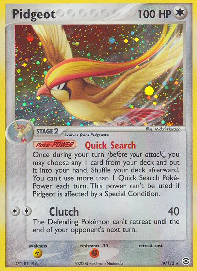 Pidgeot (10/112) [EX: FireRed & LeafGreen] | Amazing Games TCG