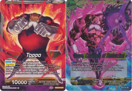 Toppo // Toppo, Candidate of Destruction (EX12-01) [Universe 11 Unison] | Amazing Games TCG