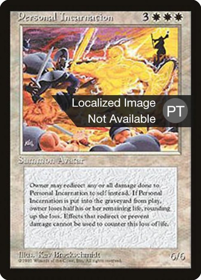 Personal Incarnation [Fourth Edition (Foreign Black Border)] | Amazing Games TCG