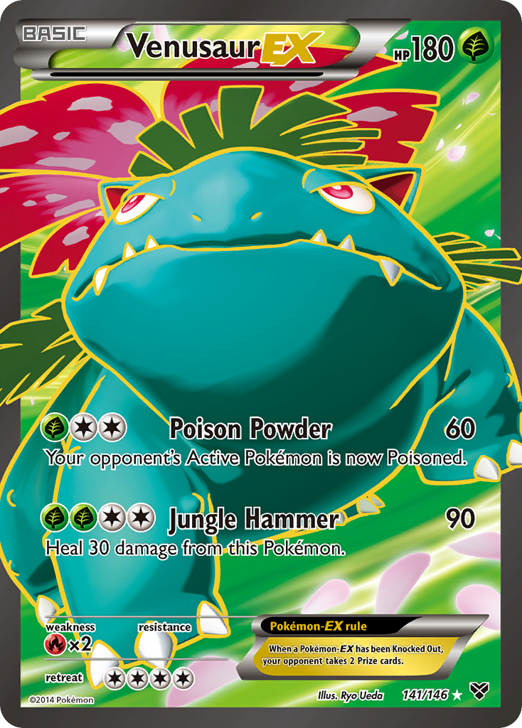 Venusaur EX (141/146) [XY: Base Set] | Amazing Games TCG