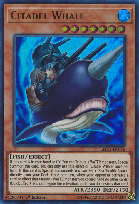 Citadel Whale [LEDU-EN016] Ultra Rare | Amazing Games TCG