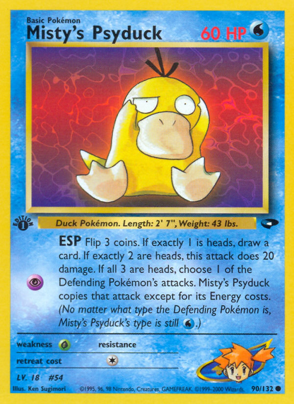 Misty's Psyduck (90/132) [Gym Challenge 1st Edition] | Amazing Games TCG