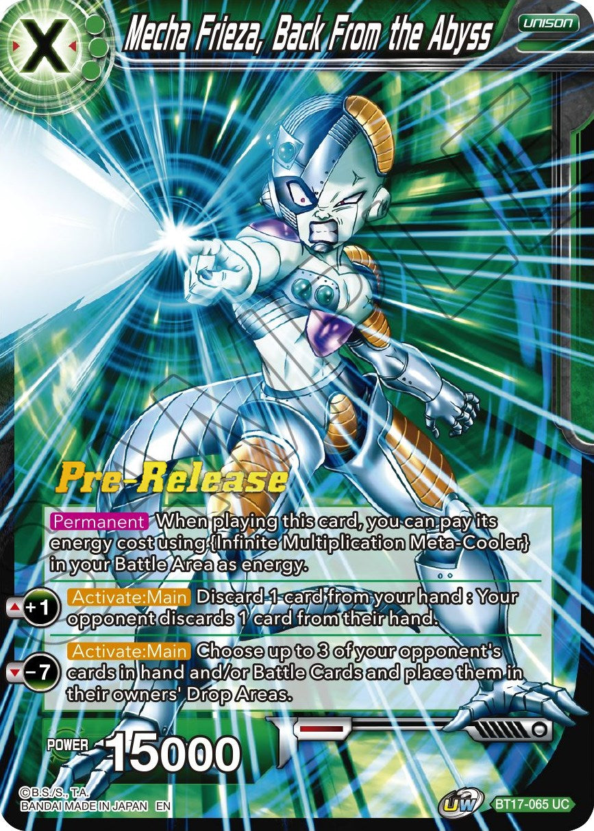 Mecha Frieza, Back From the Abyss (BT17-065) [Ultimate Squad Prerelease Promos] | Amazing Games TCG