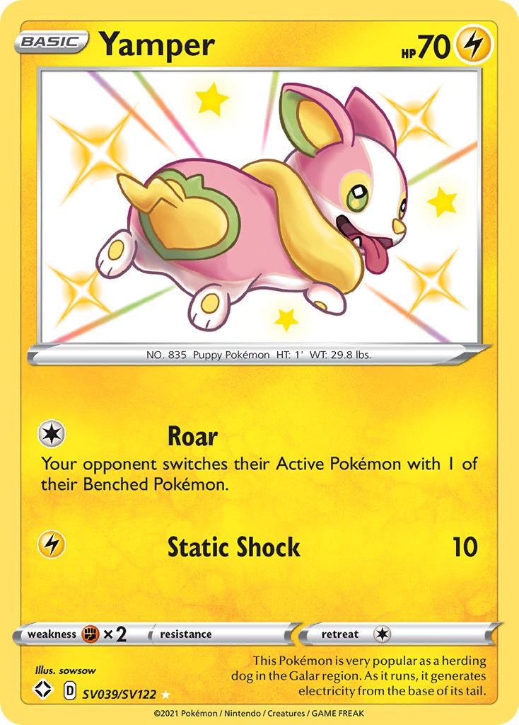 Yamper (SV039/SV122) [Sword & Shield: Shining Fates] | Amazing Games TCG