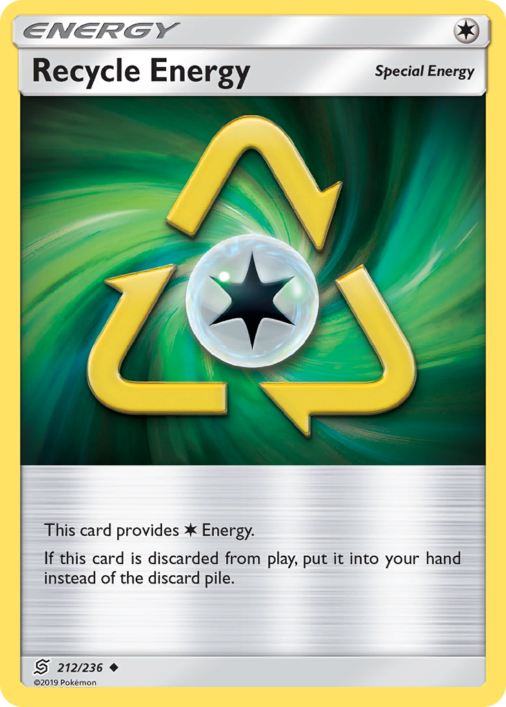 Recycle Energy (212/236) [Sun & Moon: Unified Minds] | Amazing Games TCG