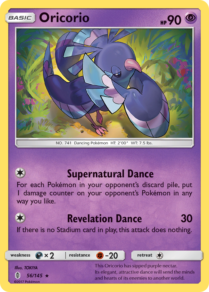 Oricorio (56/145) [Sun & Moon: Guardians Rising] | Amazing Games TCG