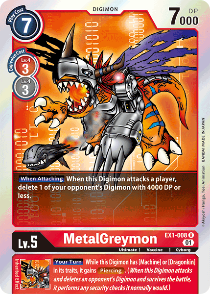 MetalGreymon [EX1-008] [Classic Collection] | Amazing Games TCG