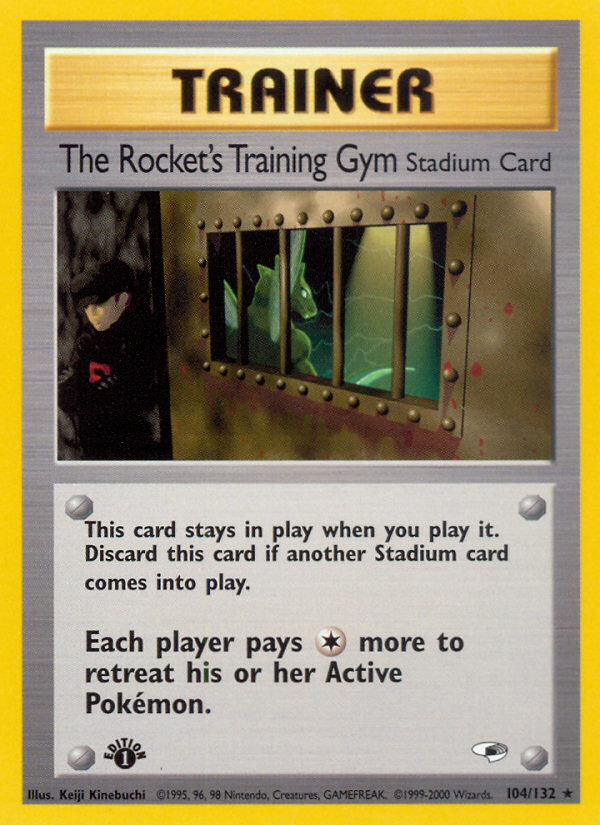 The Rocket's Training Gym (104/132) [Gym Heroes 1st Edition] | Amazing Games TCG