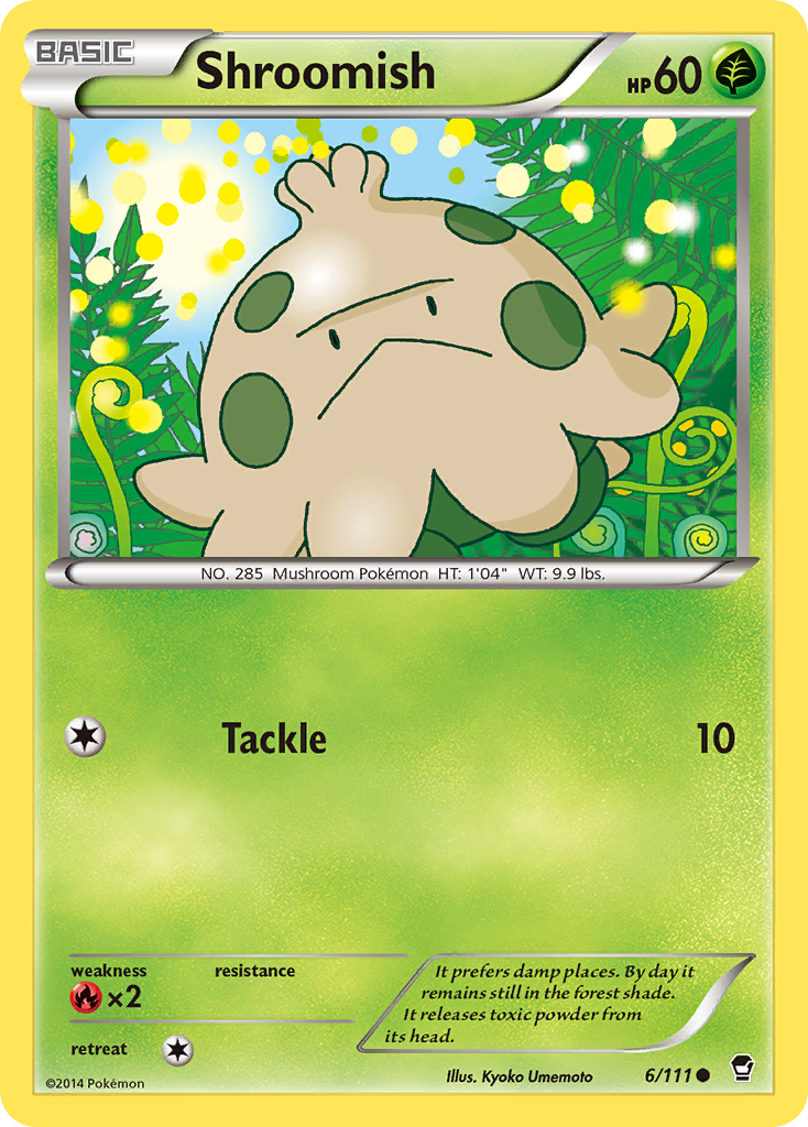 Shroomish (6/111) [XY: Furious Fists] | Amazing Games TCG