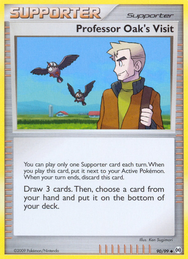 Professor Oak's Visit (90/99) [Platinum: Arceus] | Amazing Games TCG