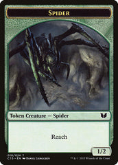 Saproling // Spider Double-Sided Token [Commander 2015 Tokens] | Amazing Games TCG