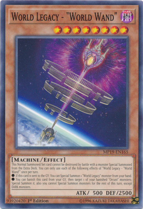 World Legacy - "World Wand" [MP19-EN165] Common | Amazing Games TCG