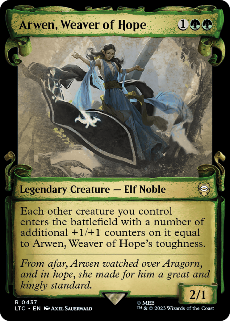 Arwen, Weaver of Hope [The Lord of the Rings: Tales of Middle-Earth Commander Showcase Scrolls] | Amazing Games TCG