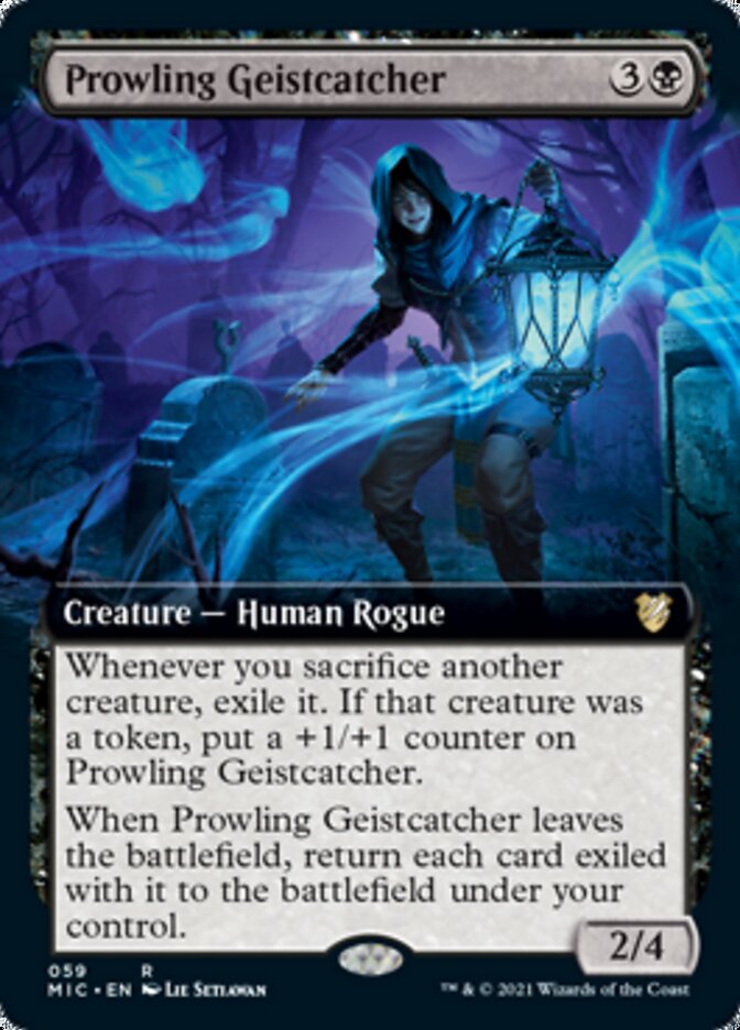 Prowling Geistcatcher (Extended) [Innistrad: Midnight Hunt Commander] | Amazing Games TCG