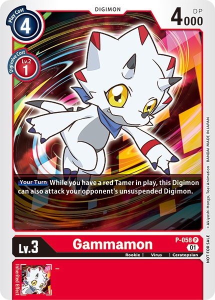 Gammamon [P-058] (New Awakening Pre-Release Tournament) [New Awakening Pre-Release Promos] | Amazing Games TCG