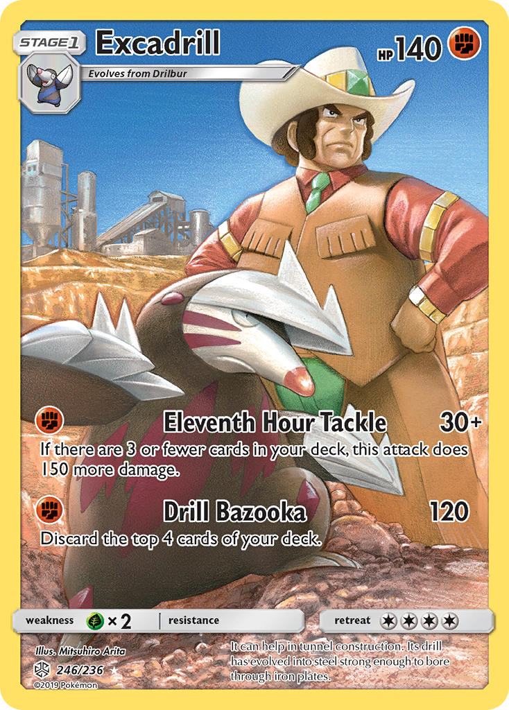 Excadrill (246/236) [Sun & Moon: Cosmic Eclipse] | Amazing Games TCG