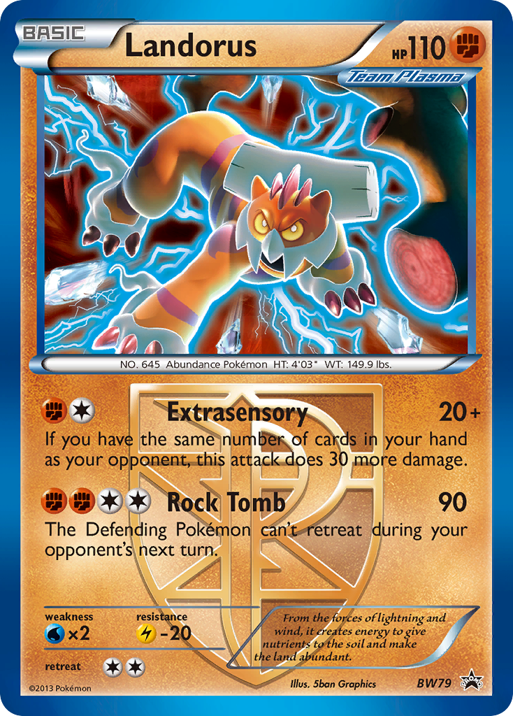 Landorus (BW79) (Team Plasma) [Black & White: Black Star Promos] | Amazing Games TCG