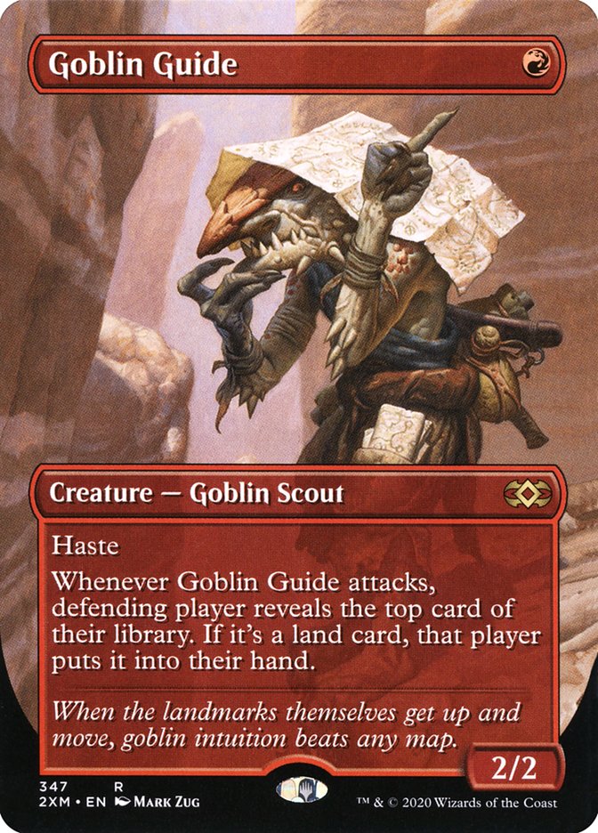 Goblin Guide (Borderless) [Double Masters] | Amazing Games TCG