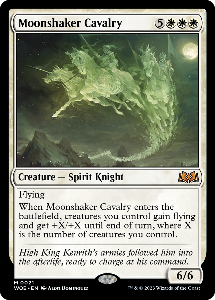 Moonshaker Cavalry [Wilds of Eldraine] | Amazing Games TCG