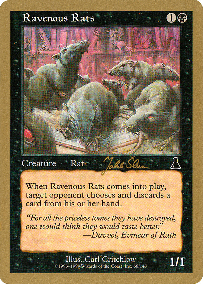 Ravenous Rats (Jakub Slemr) [World Championship Decks 1999] | Amazing Games TCG