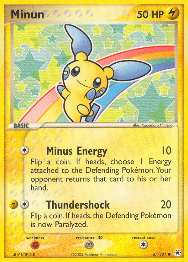 Minun (67/101) [EX: Hidden Legends] | Amazing Games TCG