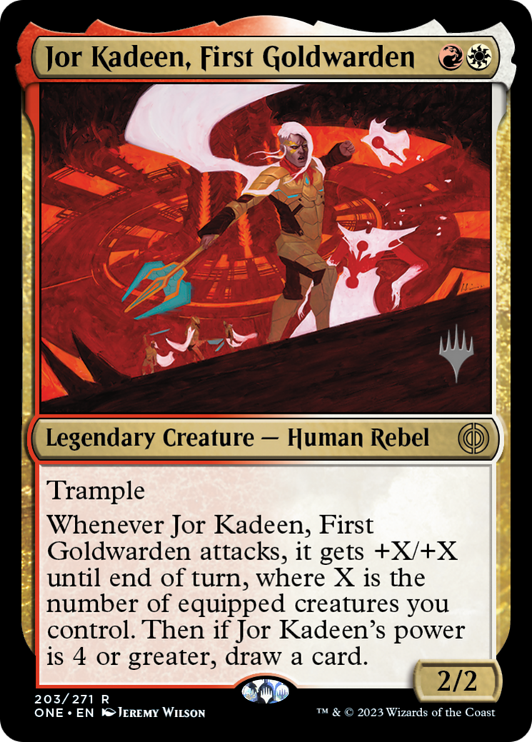 Jor Kadeen, First Goldwarden (Promo Pack) [Phyrexia: All Will Be One Promos] | Amazing Games TCG