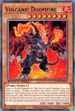 Volcanic Doomfire [SGX1-ENH01] Common | Amazing Games TCG