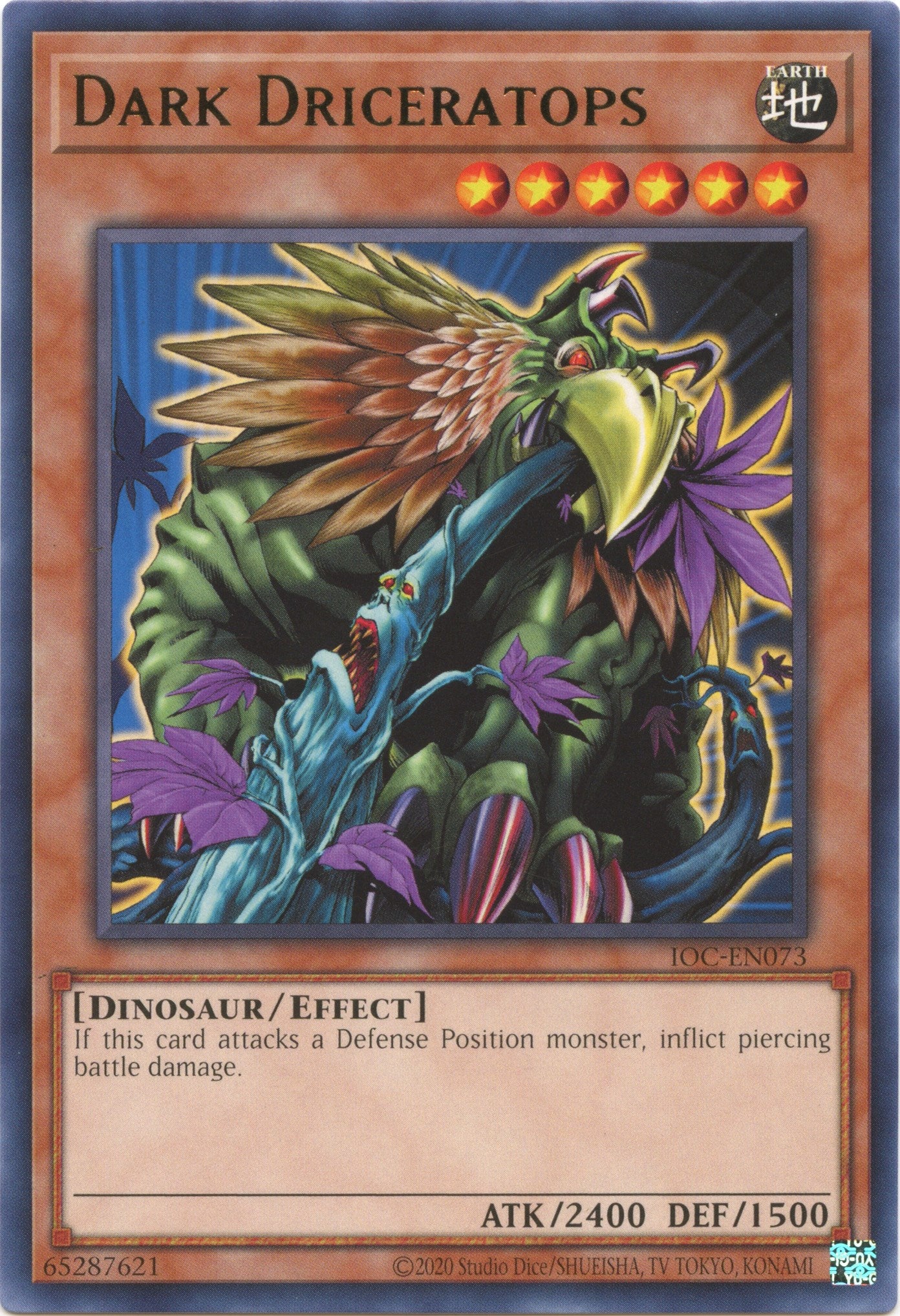 Dark Driceratops (25th Anniversary) [IOC-EN073] Rare | Amazing Games TCG