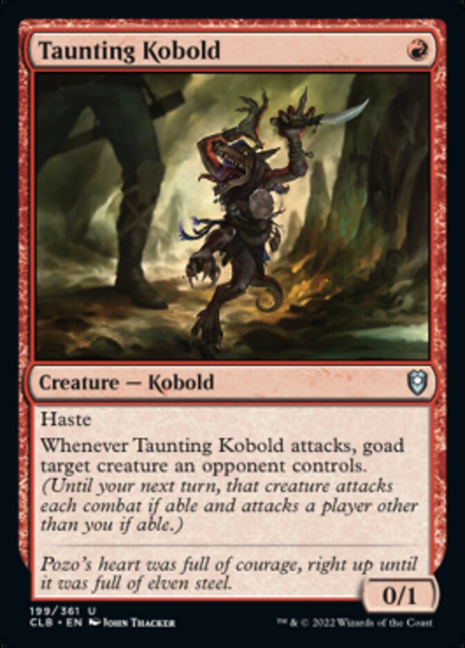 Taunting Kobold [Commander Legends: Battle for Baldur's Gate] | Amazing Games TCG