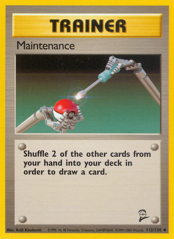 Maintenance (112/130) [Base Set 2] | Amazing Games TCG