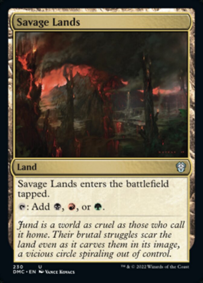 Savage Lands [Dominaria United Commander] | Amazing Games TCG