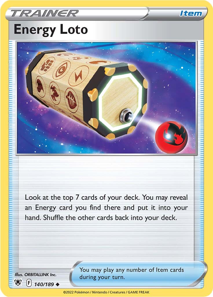 Energy Loto (140/189) [Sword & Shield: Astral Radiance] | Amazing Games TCG