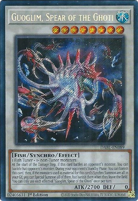 Guoglim, Spear of the Ghoti [DABL-EN089] Secret Rare | Amazing Games TCG