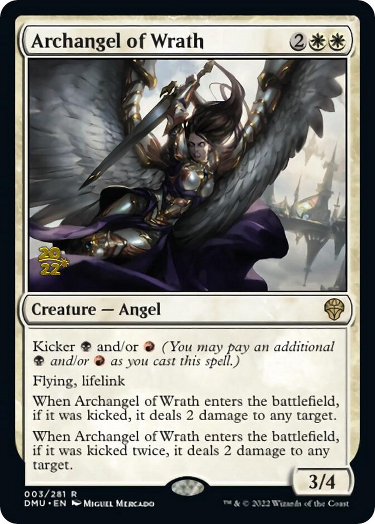 Archangel of Wrath [Dominaria United Prerelease Promos] | Amazing Games TCG